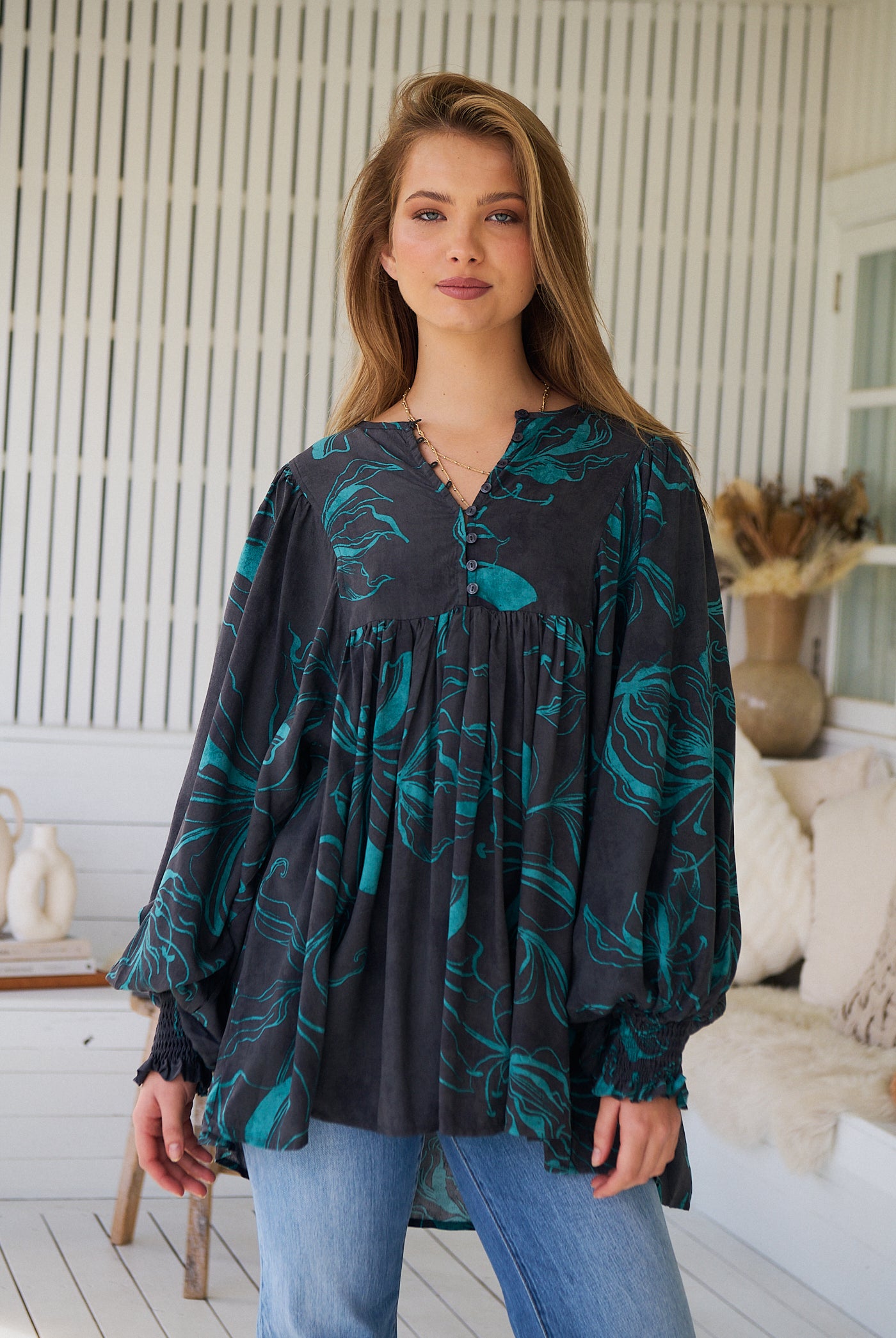 JAASE | MIDNIGHT LILLY PALOMA BLOUSE | Bohemian Love Runway