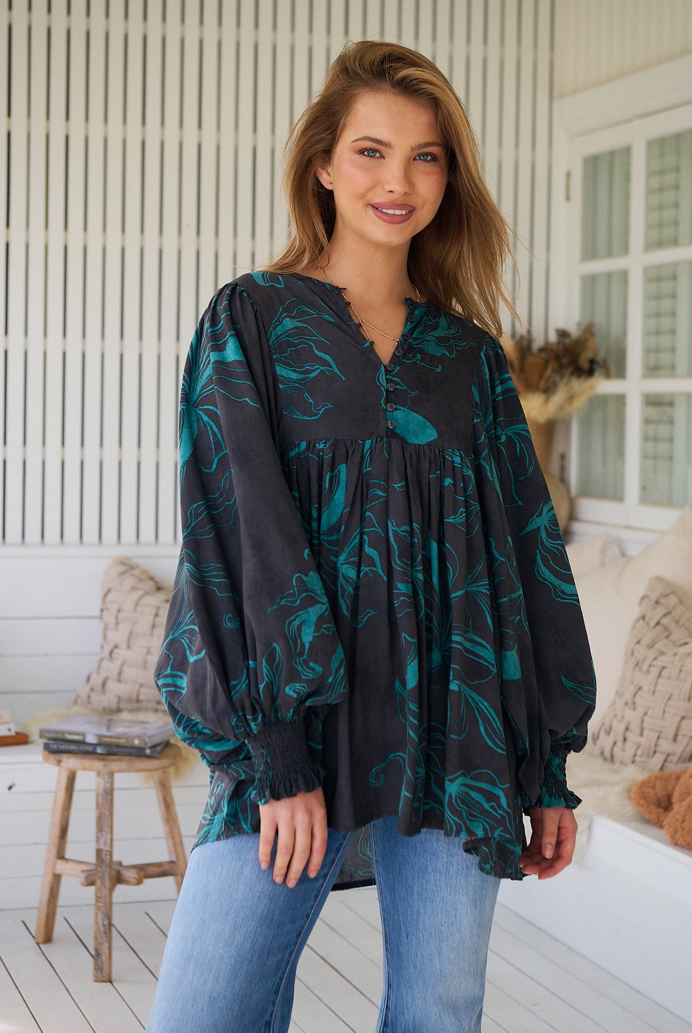 JAASE | MIDNIGHT LILLY PALOMA BLOUSE | Bohemian Love Runway
