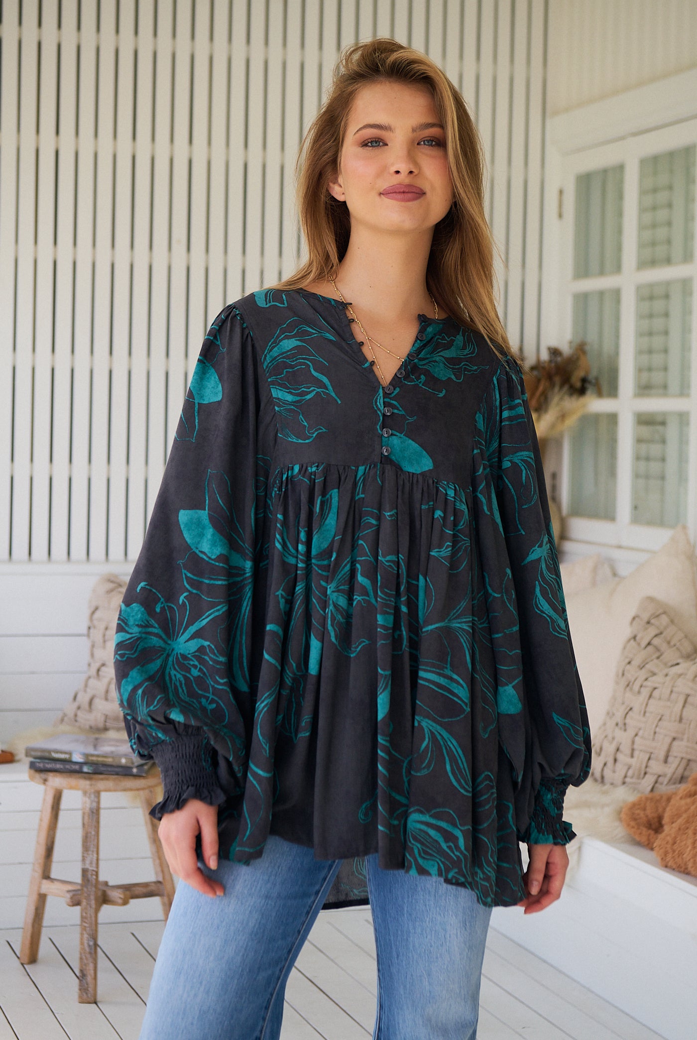 JAASE | MIDNIGHT LILLY PALOMA BLOUSE | Bohemian Love Runway