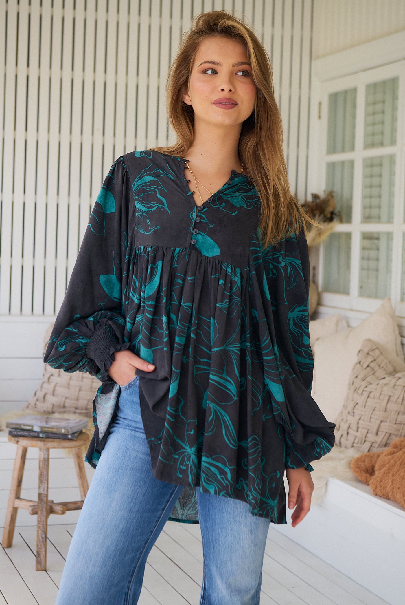 JAASE | MIDNIGHT LILLY PALOMA BLOUSE | Bohemian Love Runway