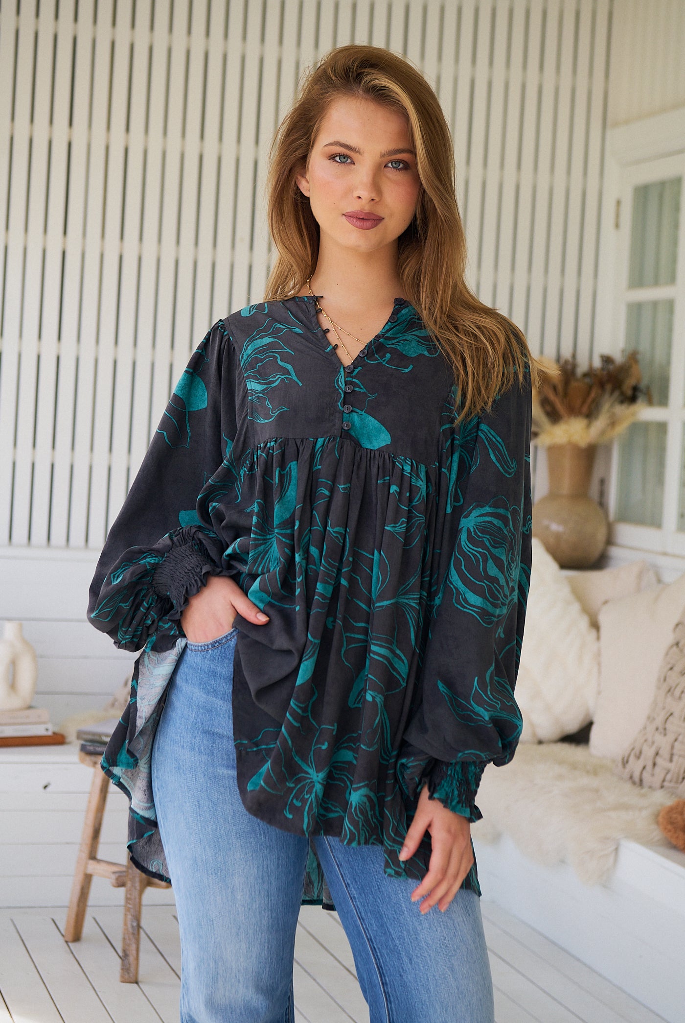JAASE | MIDNIGHT LILLY PALOMA BLOUSE | Bohemian Love Runway