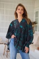 JAASE | MIDNIGHT LILLY PALOMA BLOUSE | Bohemian Love Runway
