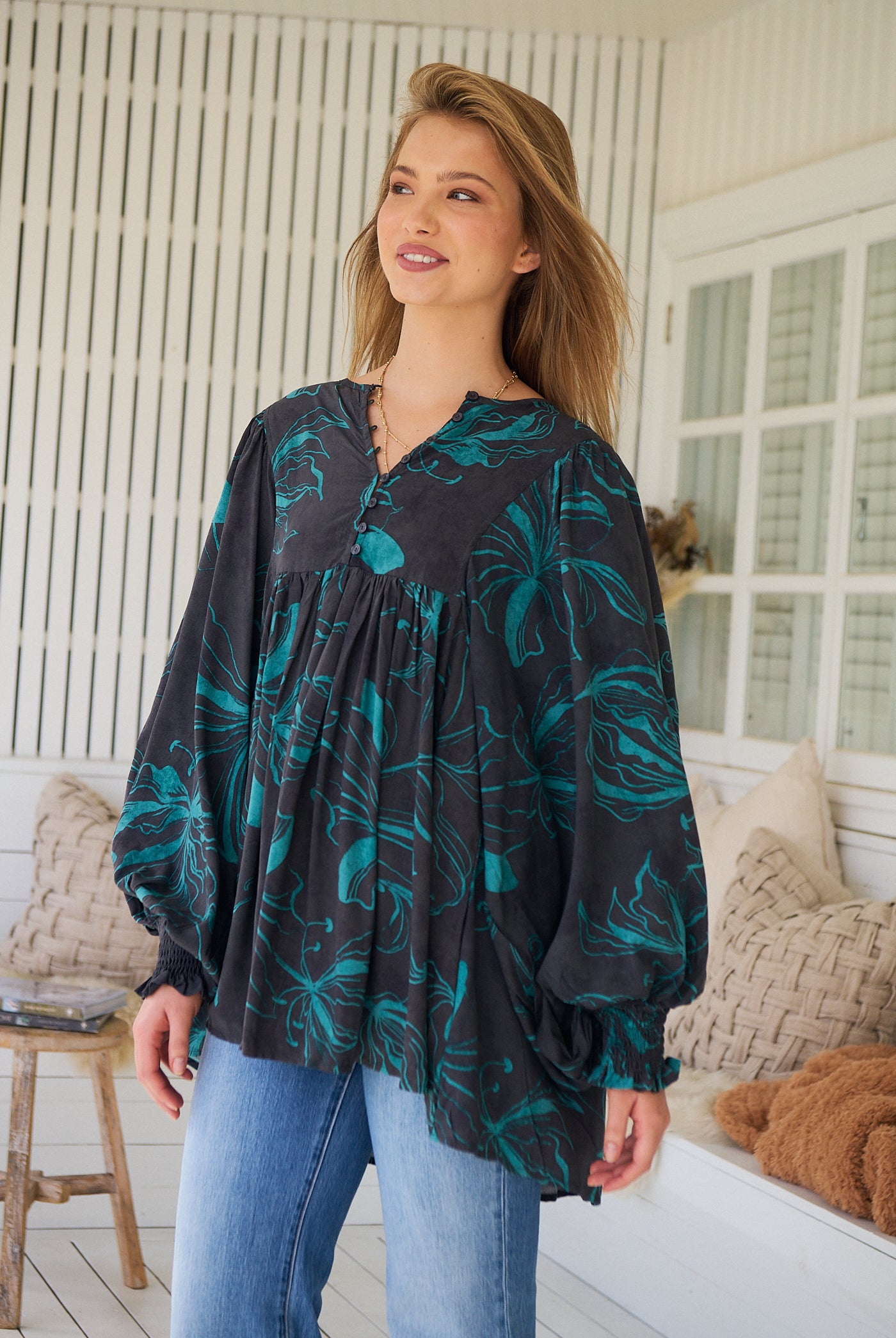 JAASE | MIDNIGHT LILLY PALOMA BLOUSE | Bohemian Love Runway