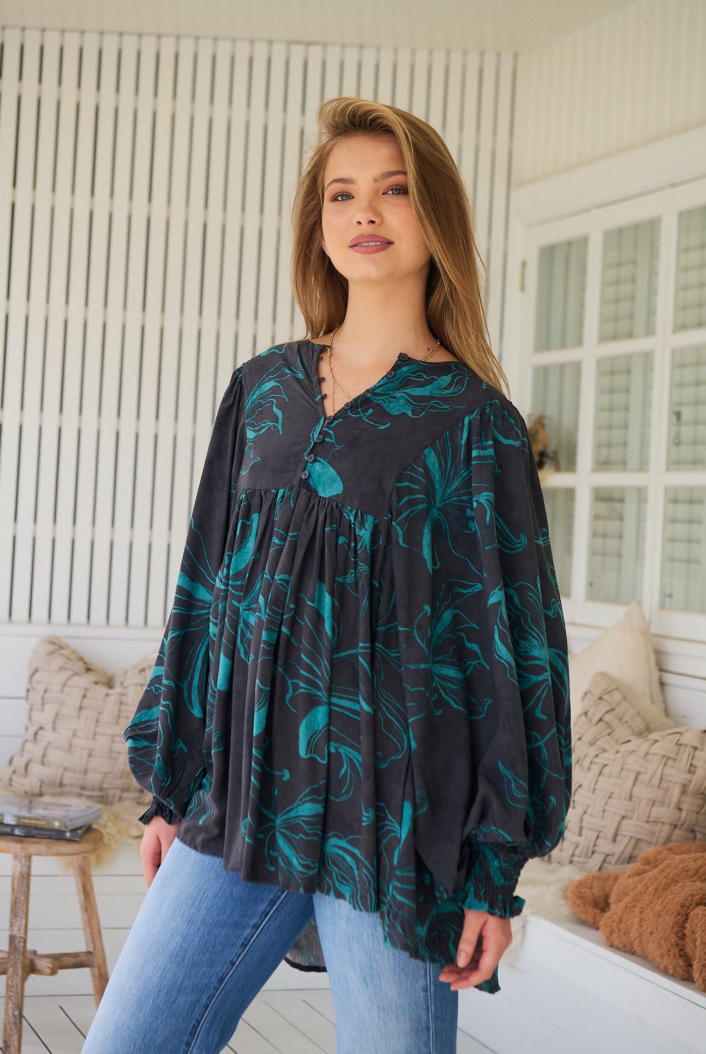 JAASE | MIDNIGHT LILLY PALOMA BLOUSE | Bohemian Love Runway