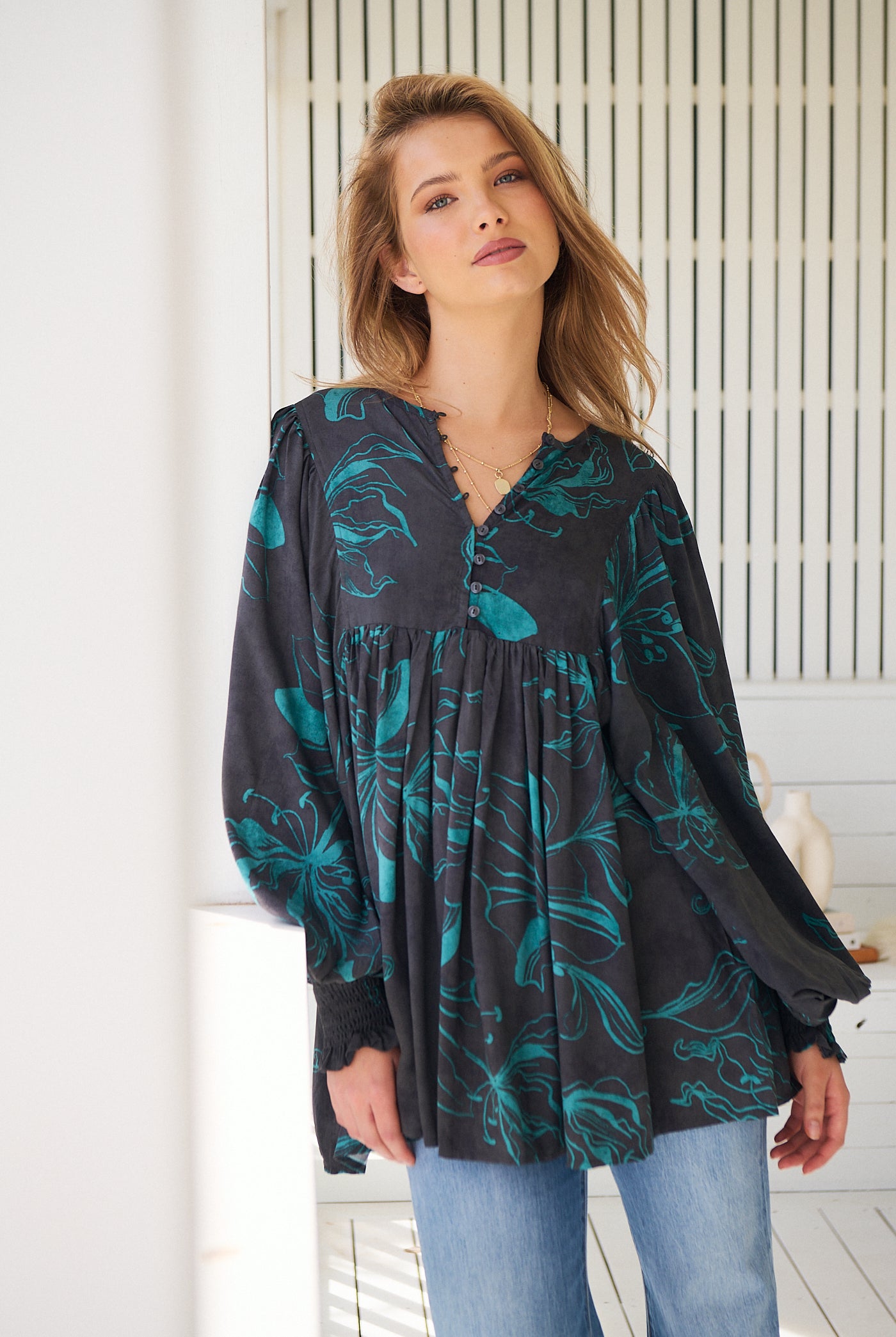 JAASE | MIDNIGHT LILLY PALOMA BLOUSE | Bohemian Love Runway