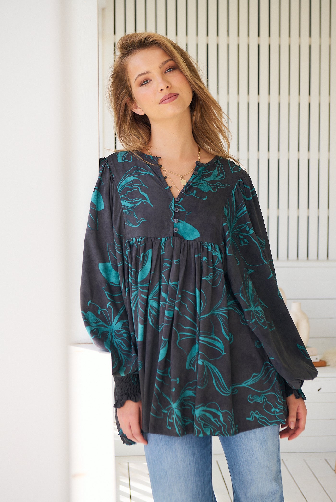 JAASE | MIDNIGHT LILLY PALOMA BLOUSE | Bohemian Love Runway