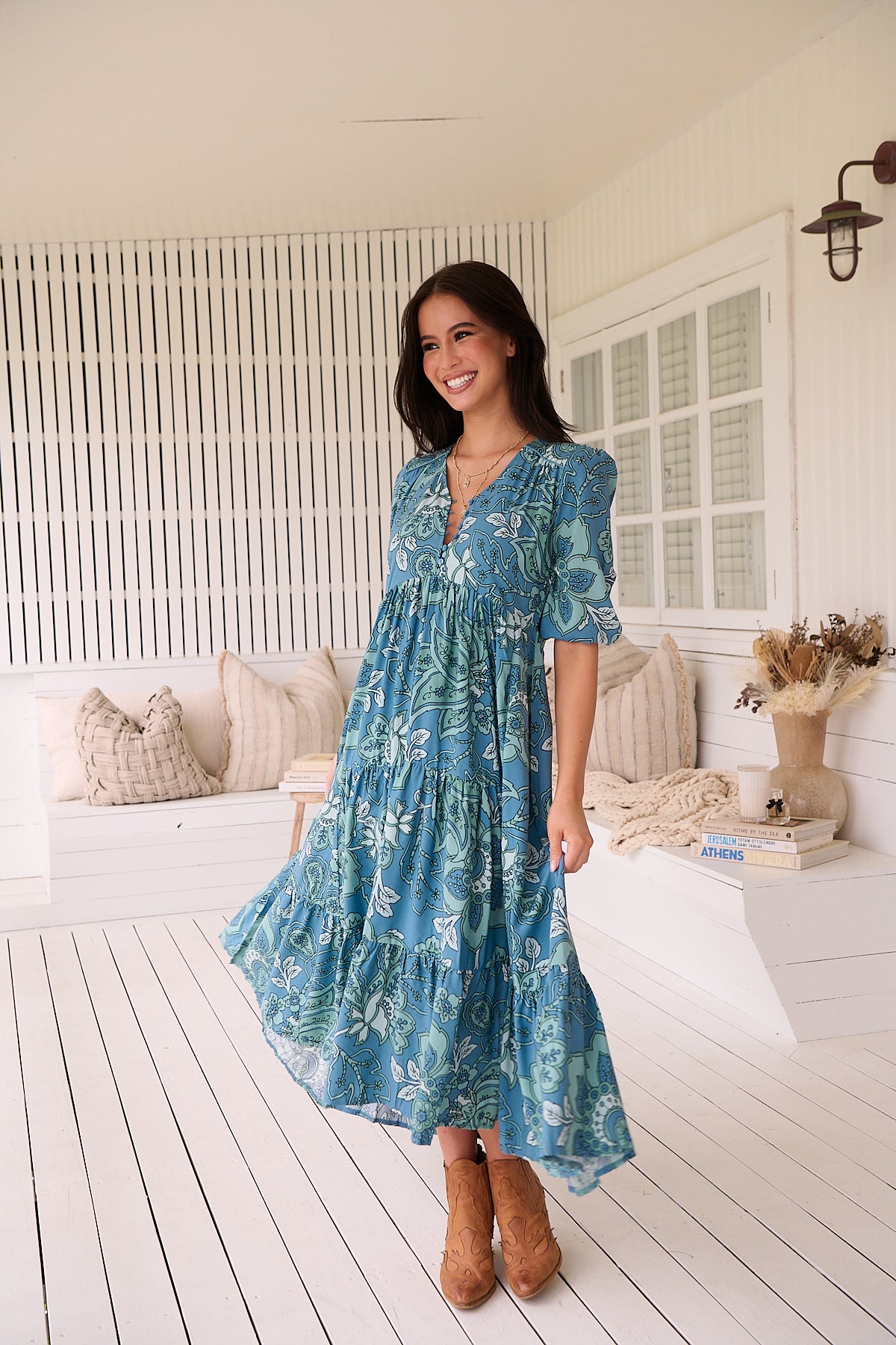 JAASE | SERENADE EVE MIDI DRESS | Bohemian Love Runway