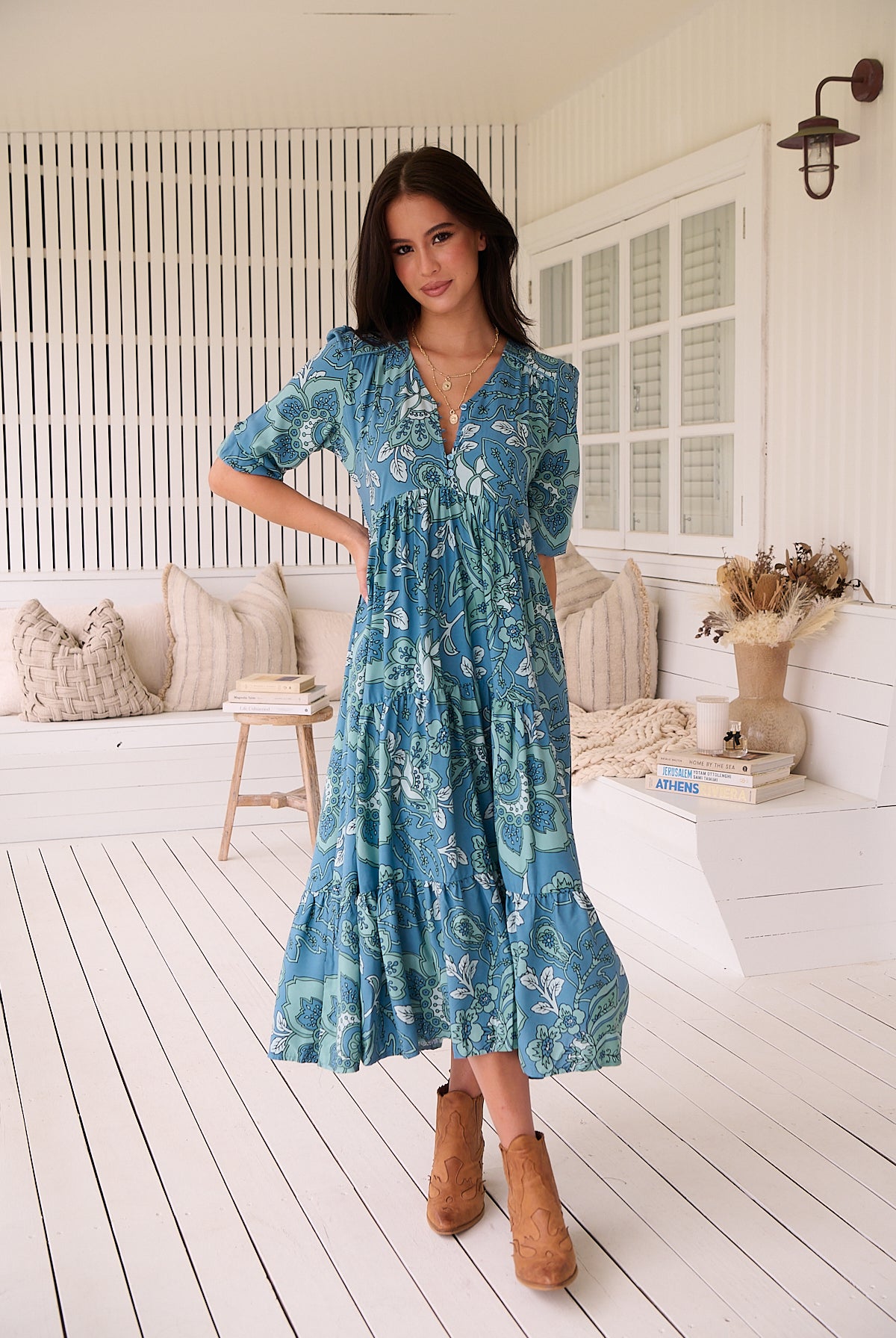 JAASE | SERENADE EVE MIDI DRESS | Bohemian Love Runway