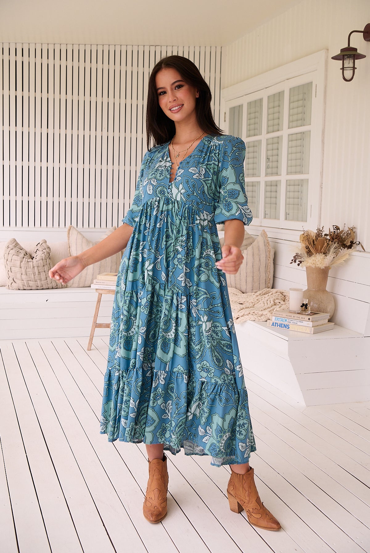 JAASE | SERENADE EVE MIDI DRESS | Bohemian Love Runway