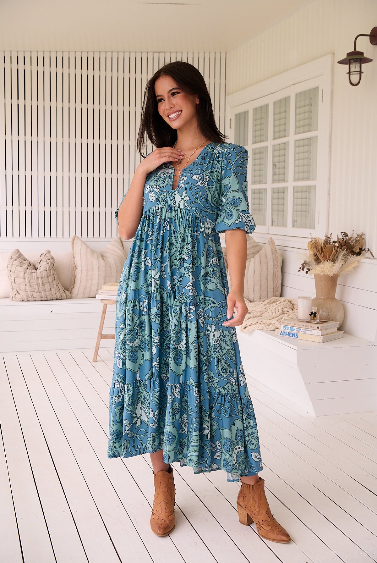 JAASE | SERENADE EVE MIDI DRESS | Bohemian Love Runway