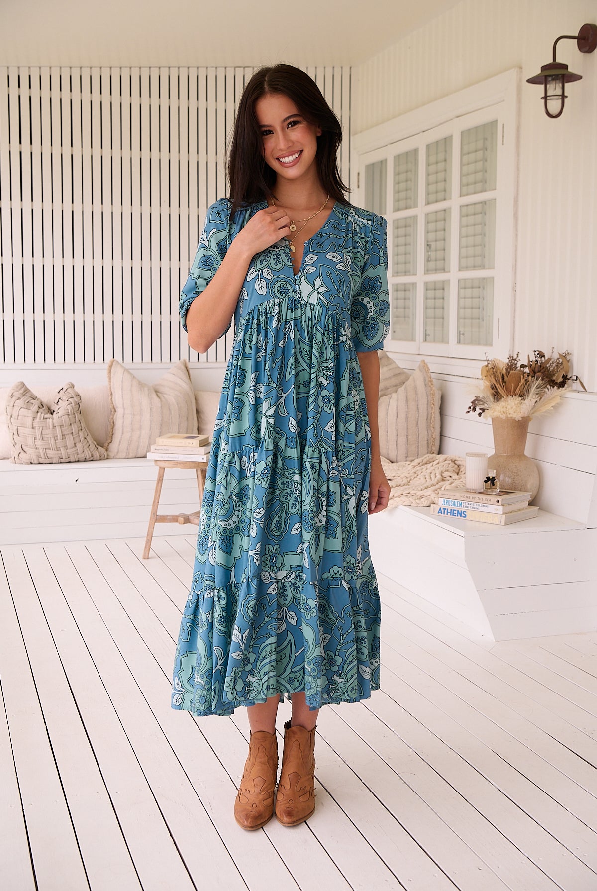 JAASE | SERENADE EVE MIDI DRESS | Bohemian Love Runway