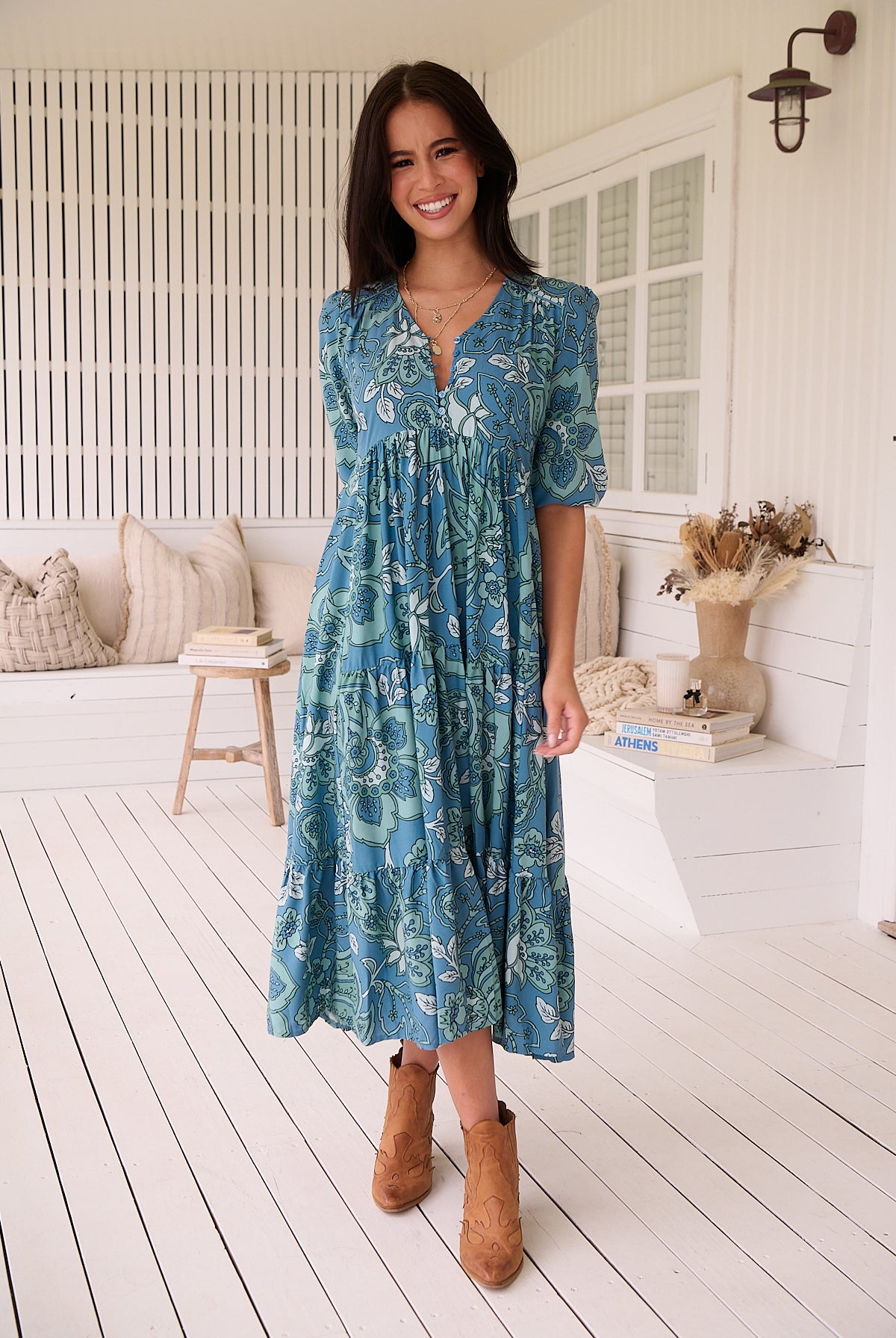 JAASE | SERENADE EVE MIDI DRESS | Bohemian Love Runway