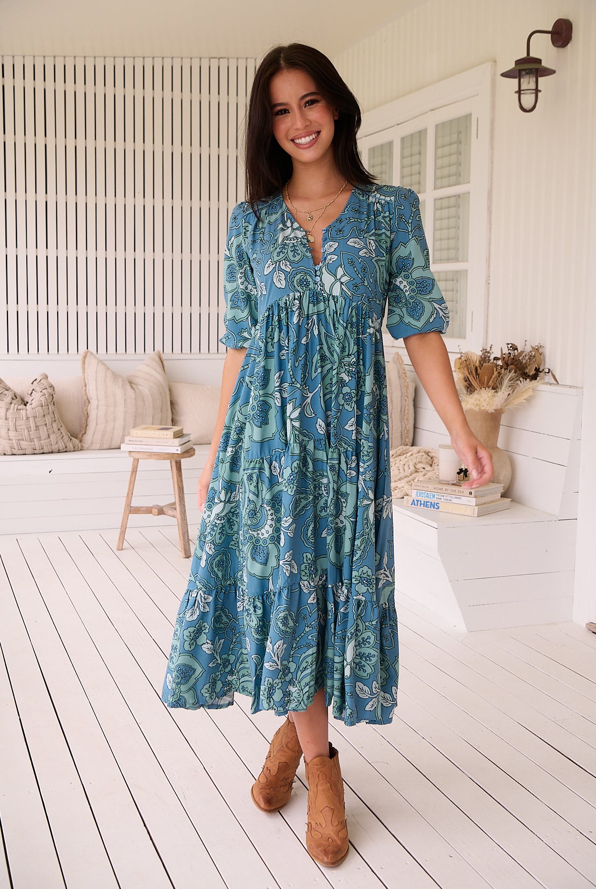 JAASE | SERENADE EVE MIDI DRESS | Bohemian Love Runway