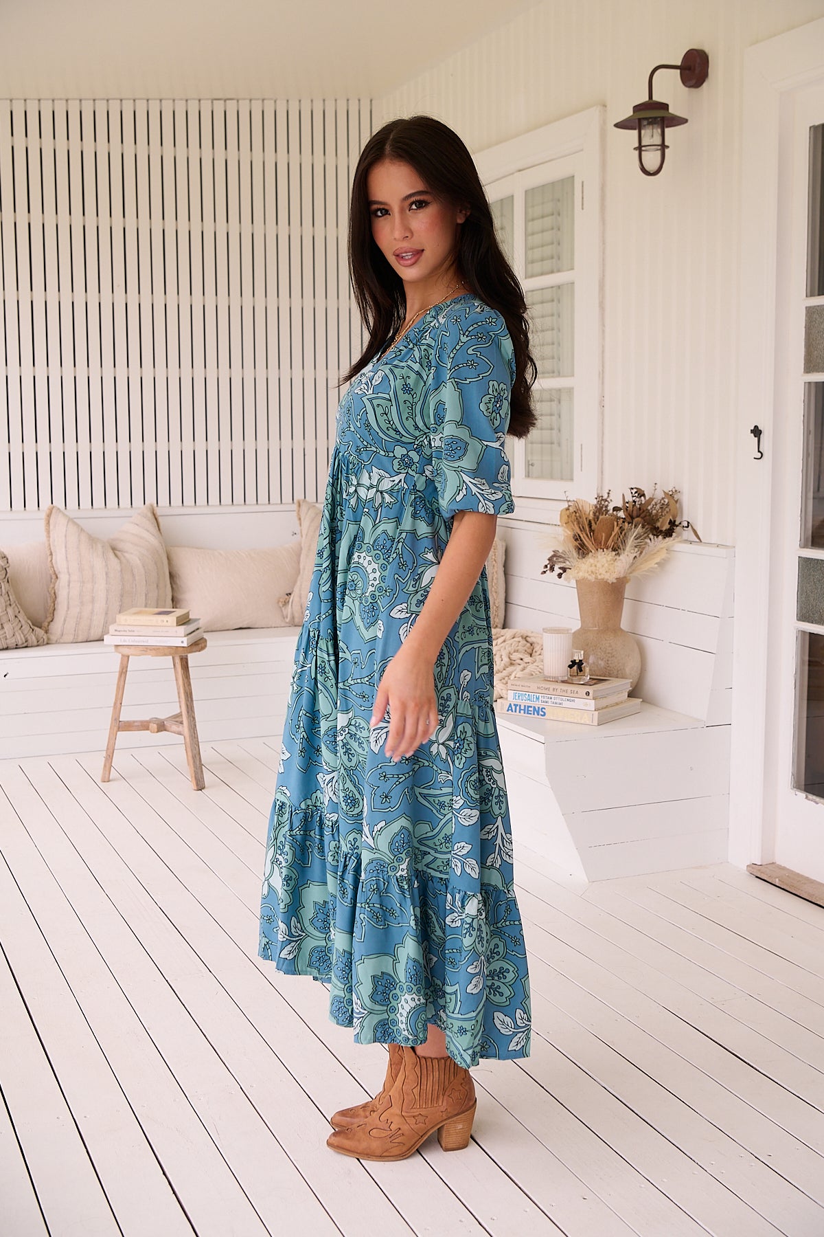 JAASE | SERENADE EVE MIDI DRESS | Bohemian Love Runway