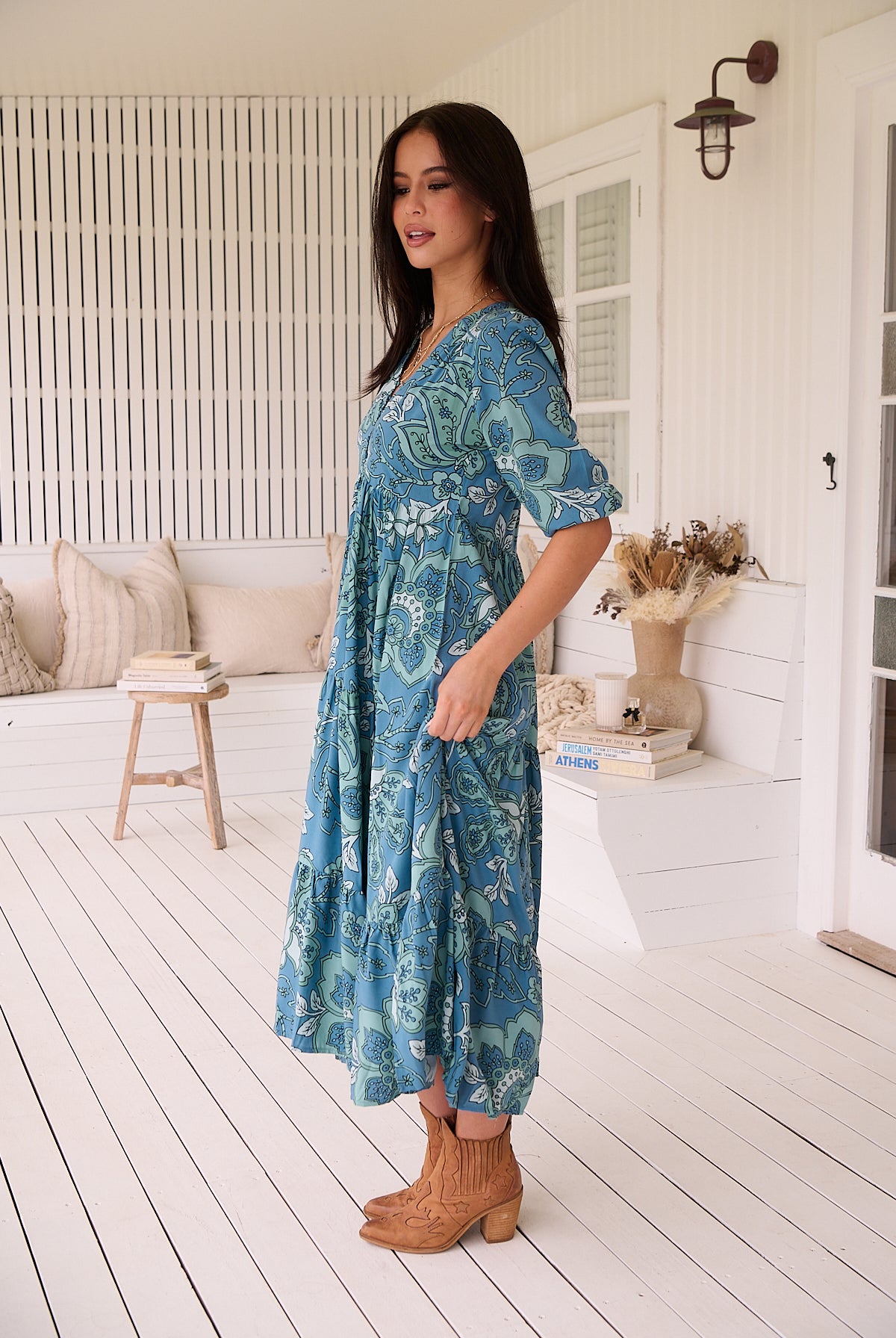 JAASE | SERENADE EVE MIDI DRESS | Bohemian Love Runway