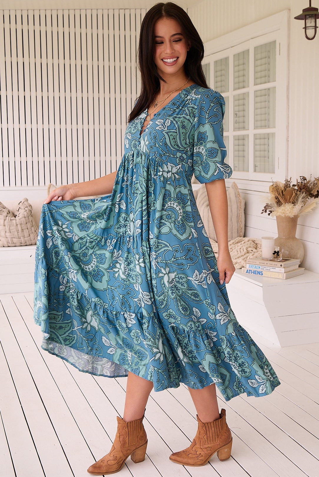 JAASE | SERENADE EVE MIDI DRESS | Bohemian Love Runway