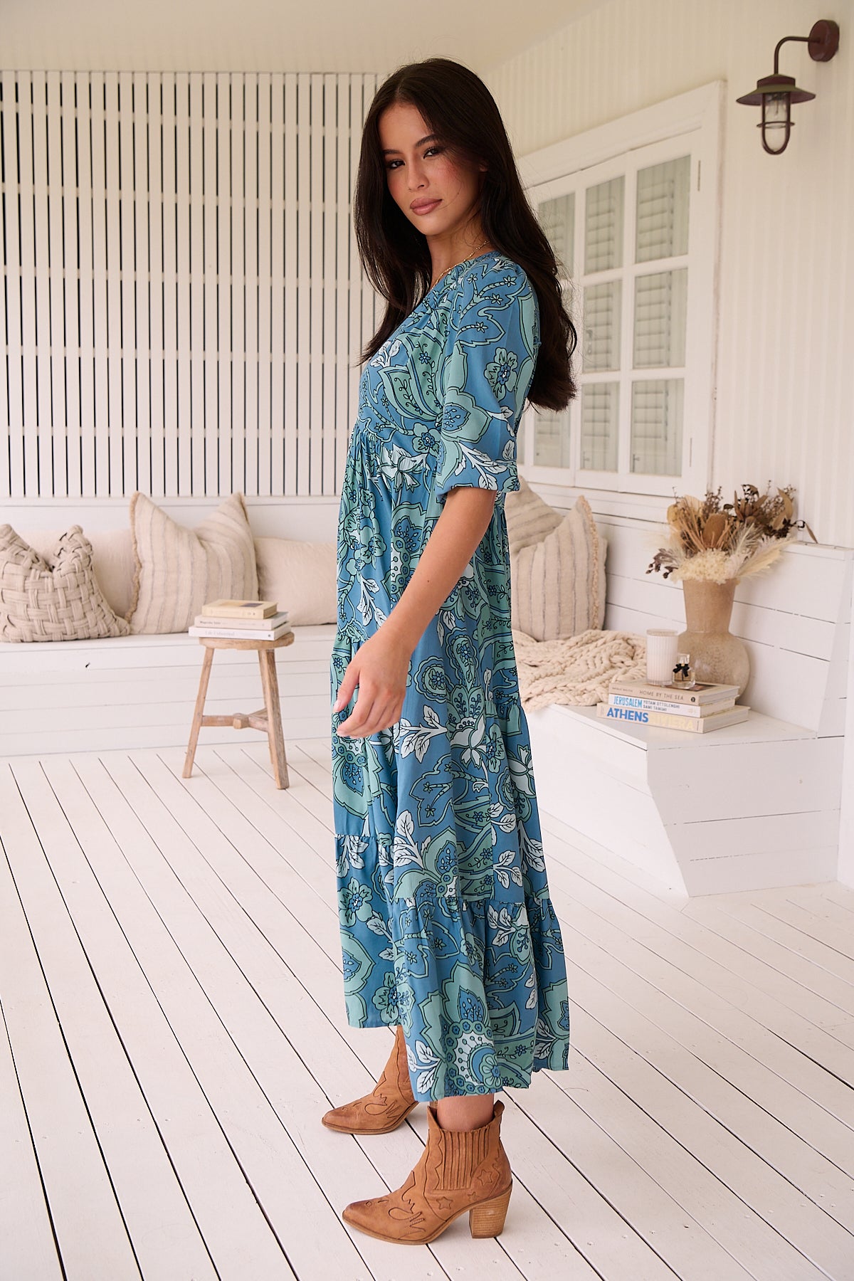 JAASE | SERENADE EVE MIDI DRESS | Bohemian Love Runway