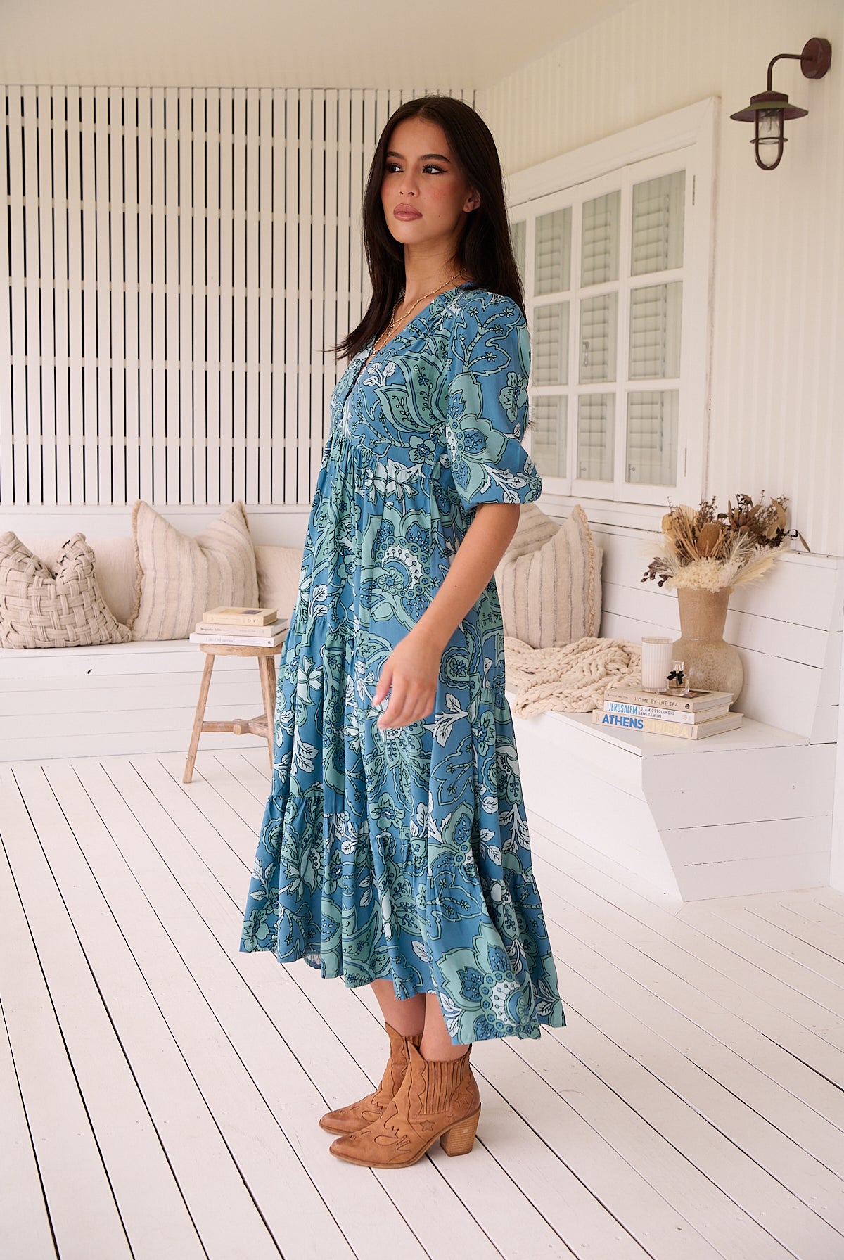 JAASE | SERENADE EVE MIDI DRESS | Bohemian Love Runway