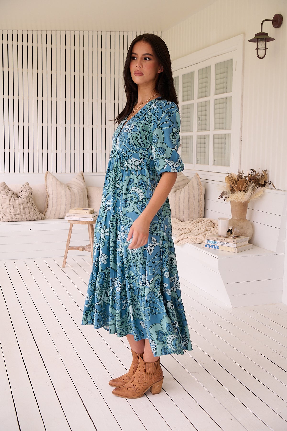 JAASE | SERENADE EVE MIDI DRESS | Bohemian Love Runway