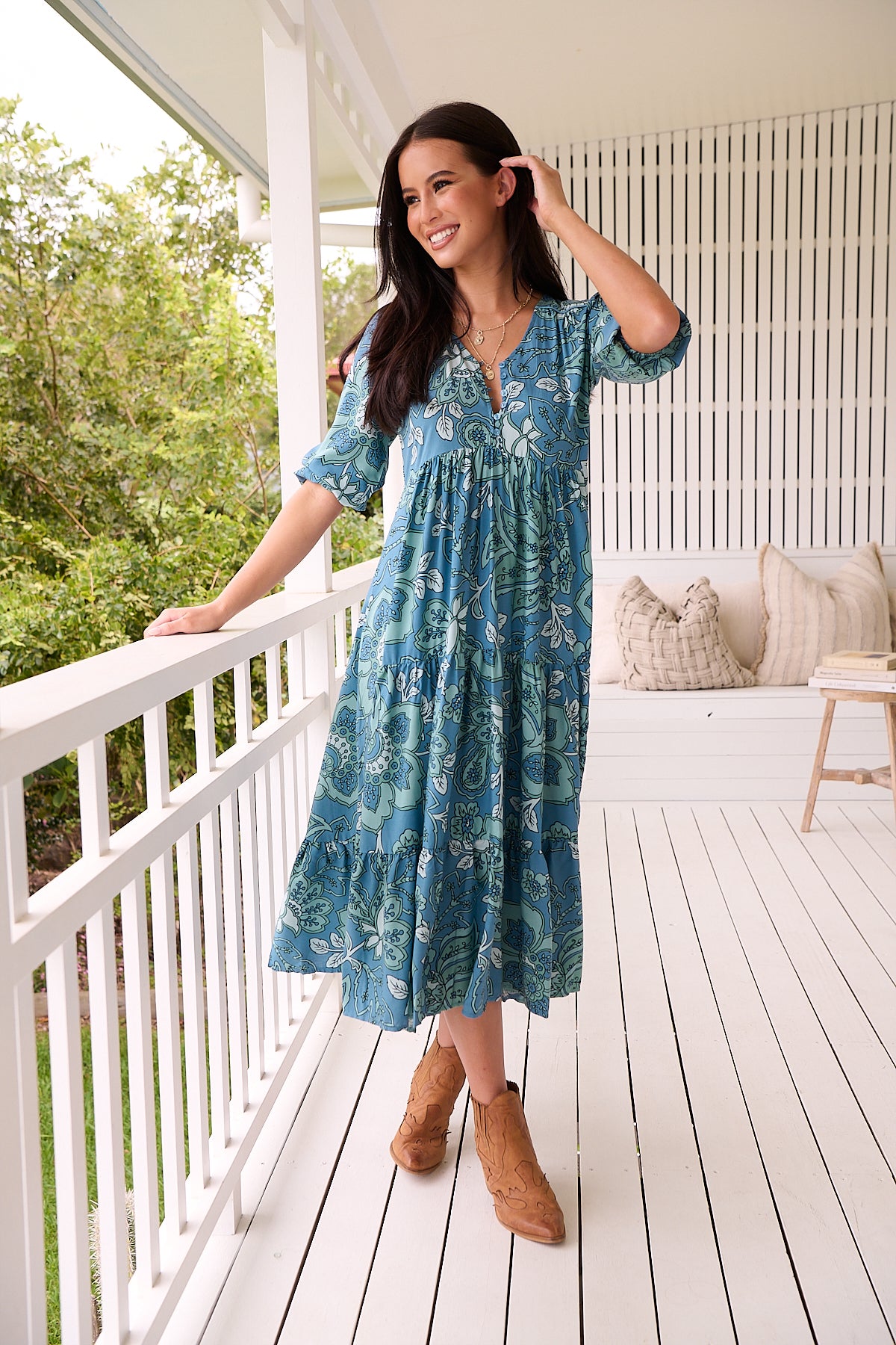 JAASE | SERENADE EVE MIDI DRESS | Bohemian Love Runway