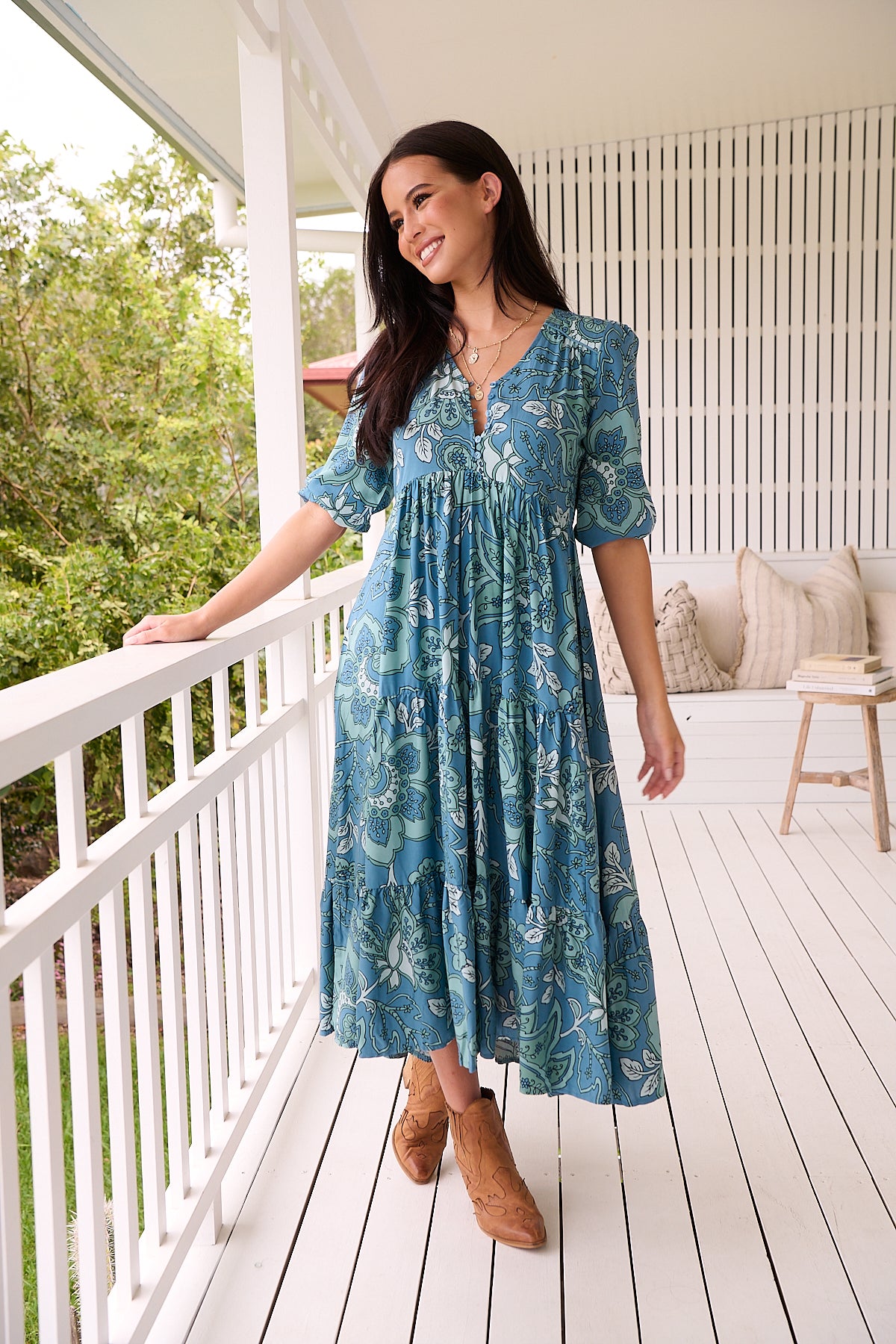 JAASE | SERENADE EVE MIDI DRESS | Bohemian Love Runway