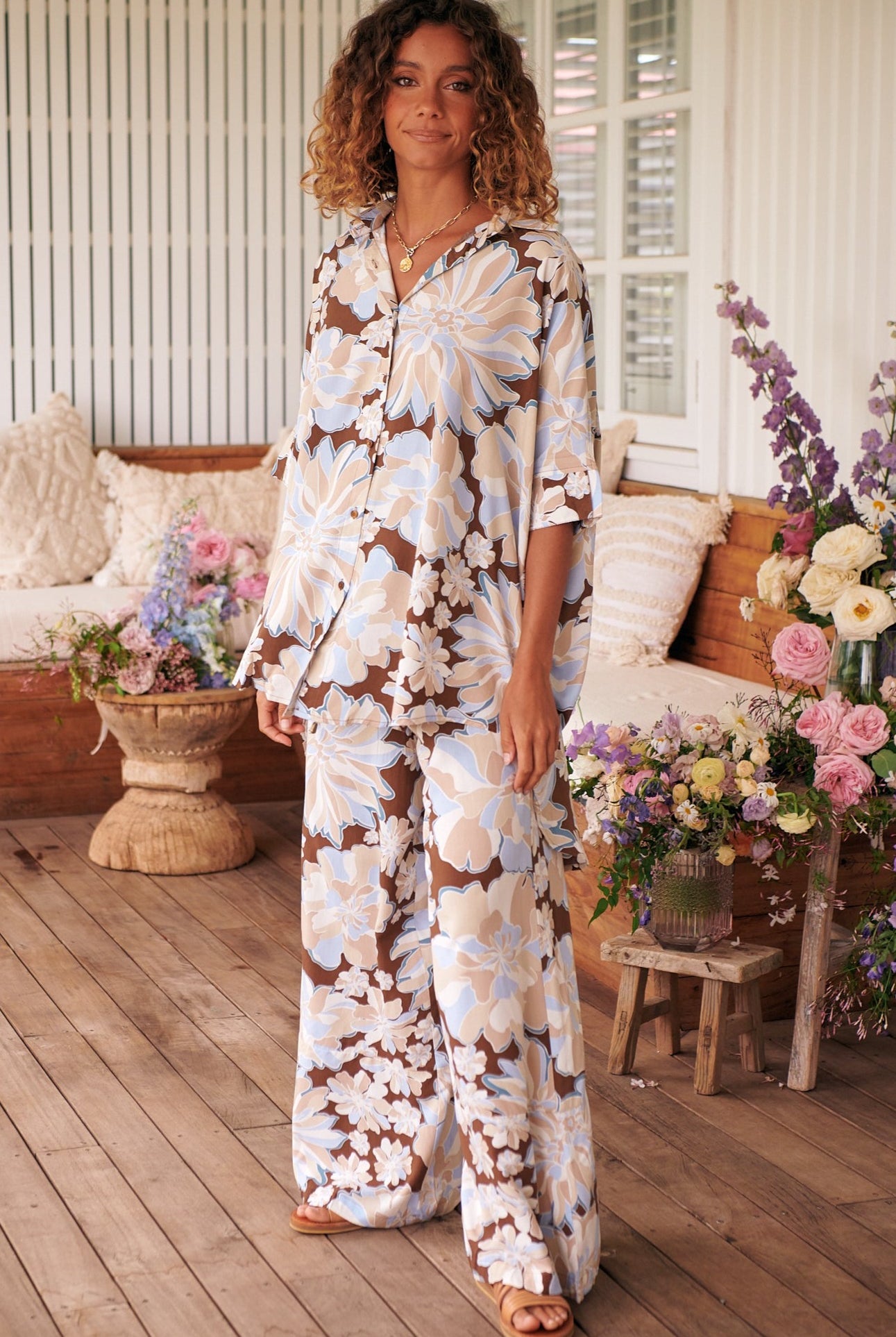 JAASE | CALYPSO BLUE BROOKES PANT | Bohemian Love Runway