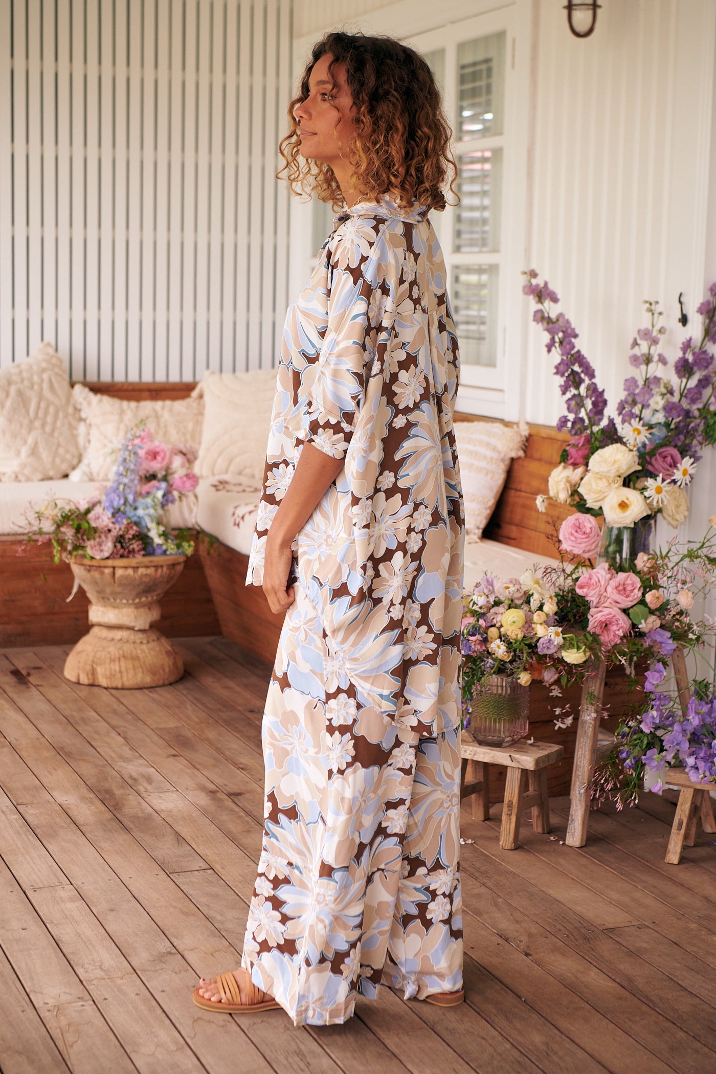 JAASE | CALYPSO BLUE BROOKES PANT | Bohemian Love Runway