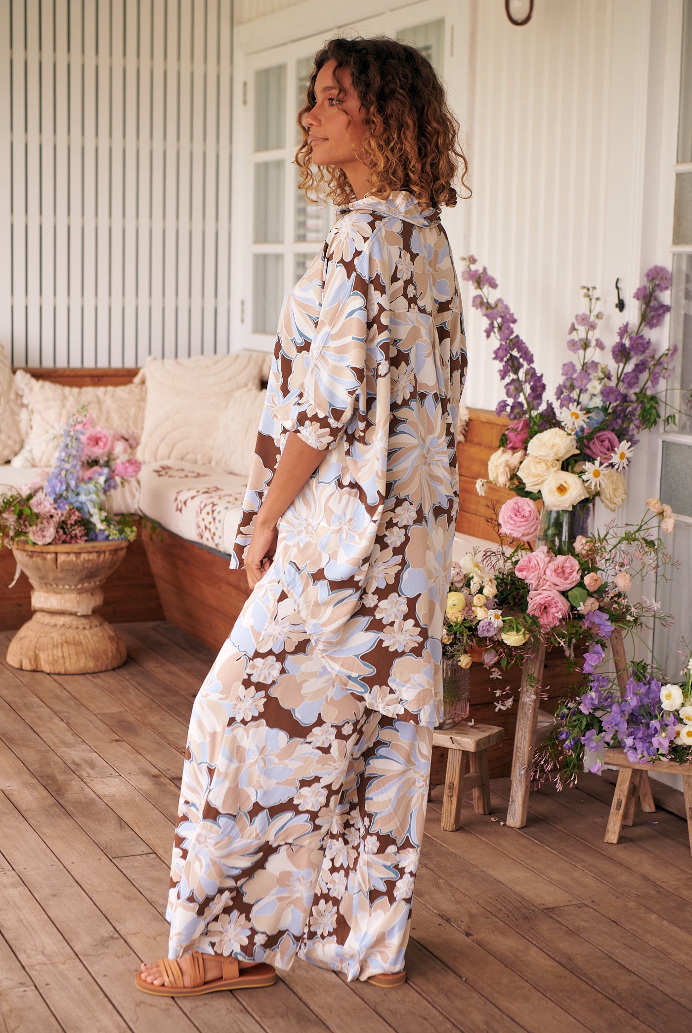 JAASE | CALYPSO BLUE BROOKES PANT | Bohemian Love Runway