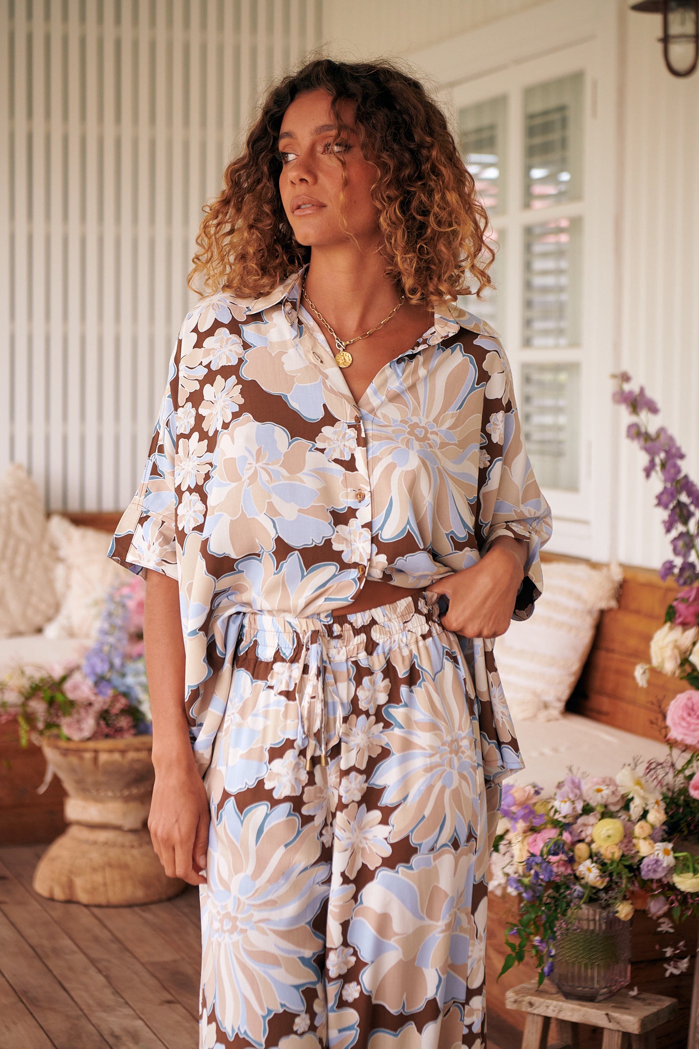 JAASE | CALYPSO BLUE BROOKES PANT | Bohemian Love Runway