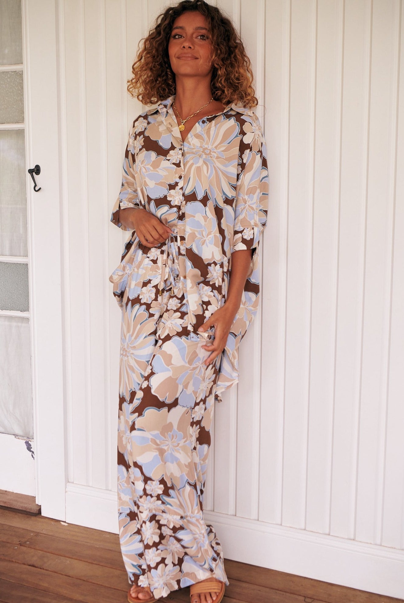 JAASE | CALYPSO BLUE BROOKES PANT | Bohemian Love Runway