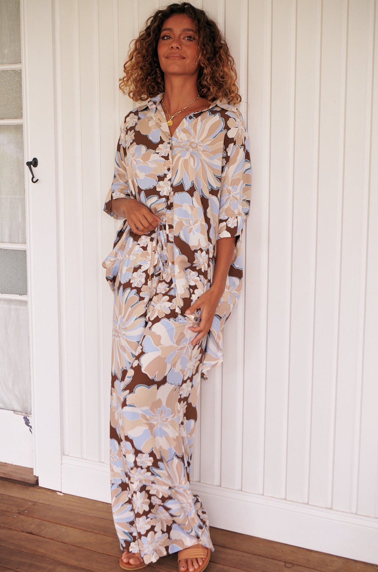 JAASE | CALYPSO BLUE BROOKES PANT | Bohemian Love Runway