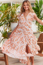 JAASE | APRICOT PRAIRIE MELISSA MAXI DRESS | Bohemian Love Runway