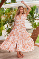 JAASE | APRICOT PRAIRIE MELISSA MAXI DRESS | Bohemian Love Runway