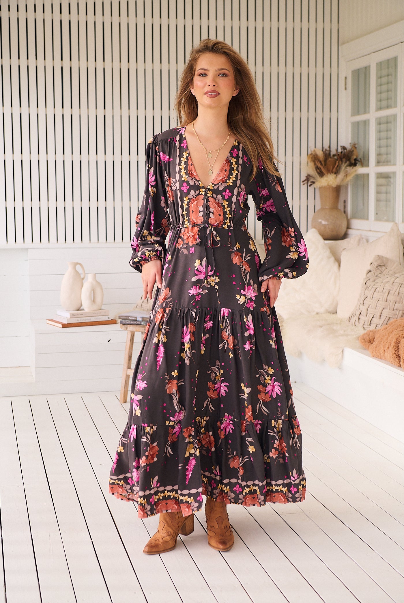 JAASE | MONARCH BLOOM TERESA MAXI DRESS | Bohemian Love Runway