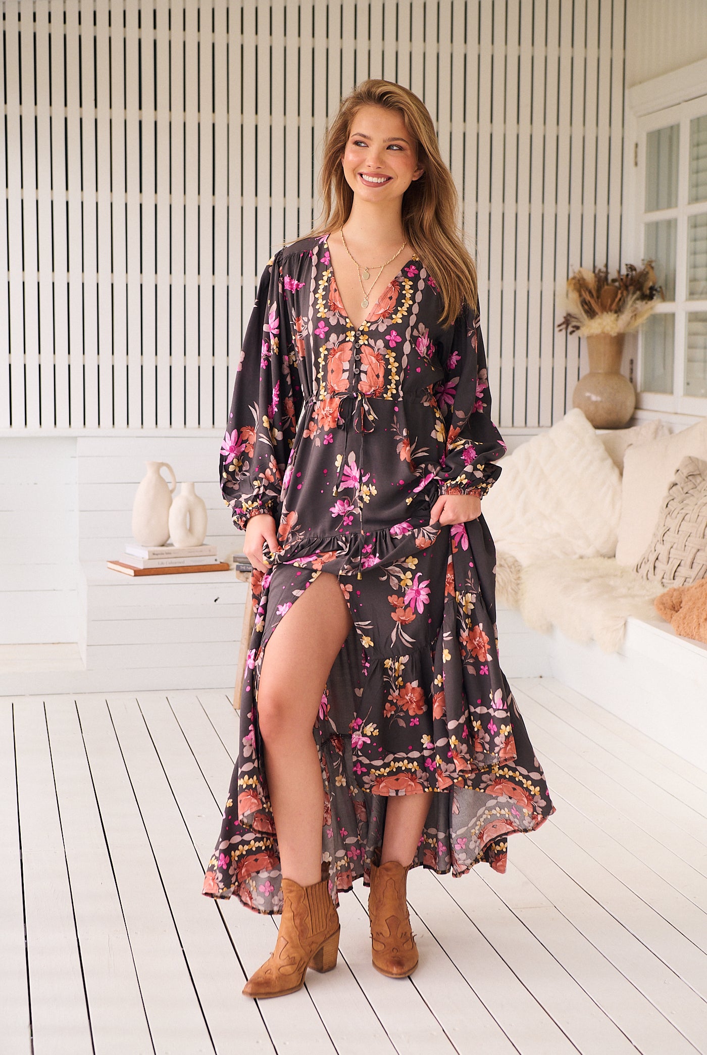 JAASE | MONARCH BLOOM TERESA MAXI DRESS | Bohemian Love Runway