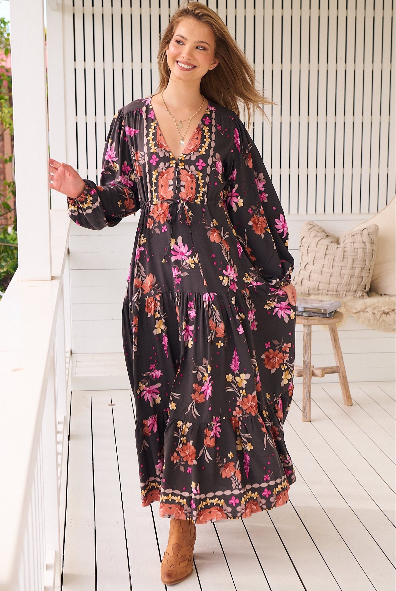 JAASE | MONARCH BLOOM TERESA MAXI DRESS | Bohemian Love Runway