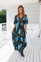 JAASE | MIDNIGHT SAPPHIRE SONYA MAXI DRESS | Bohemian Love Runway