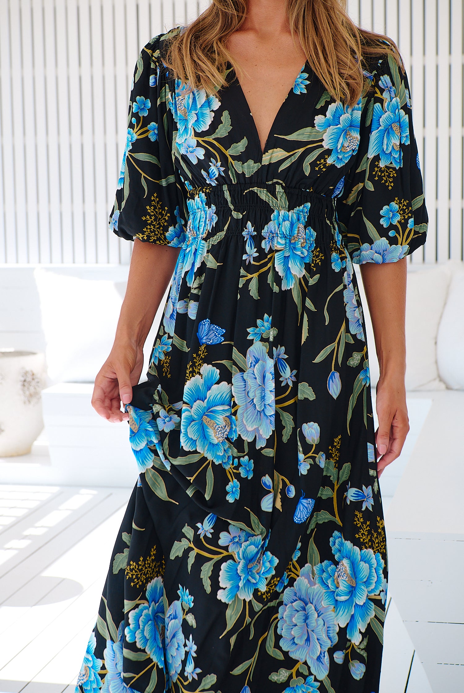 JAASE | MIDNIGHT SAPPHIRE SONYA MAXI DRESS | Bohemian Love Runway