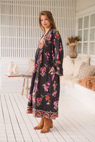 JAASE | MONARCH BLOOM BOHEME MIDI DRESS | Bohemian Love Runway