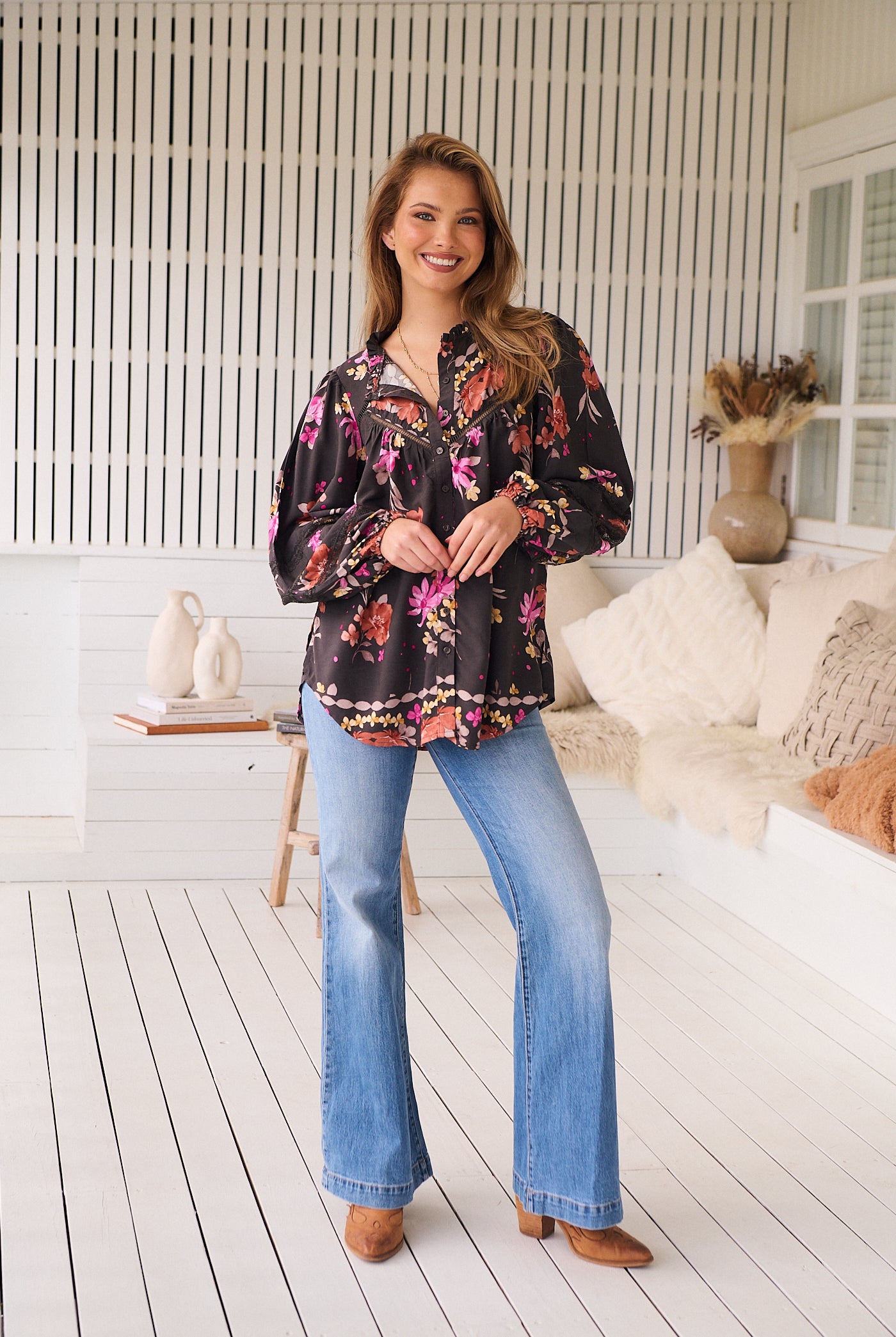 JAASE | MONARCH BLOOM ELIZA BLOUSE | Bohemian Love Runway