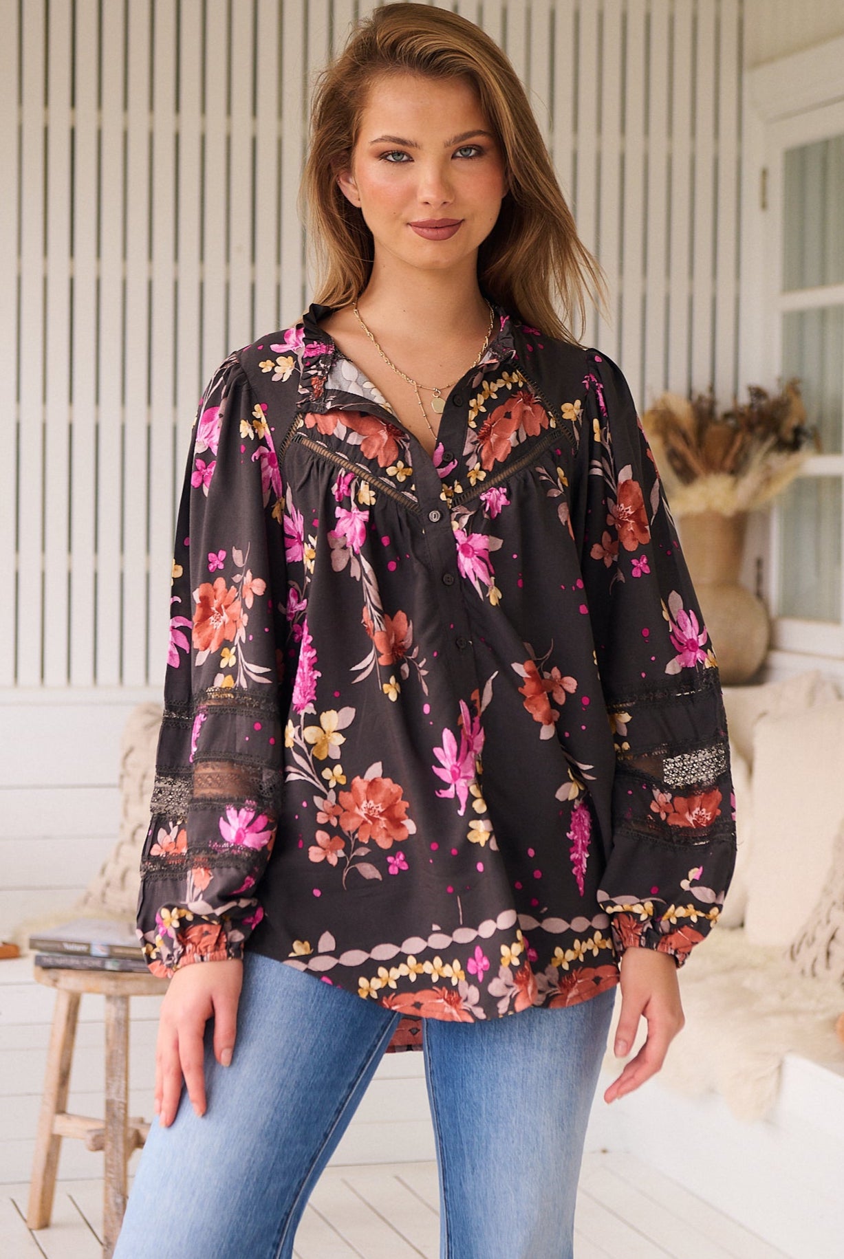 JAASE | MONARCH BLOOM ELIZA BLOUSE | Bohemian Love Runway