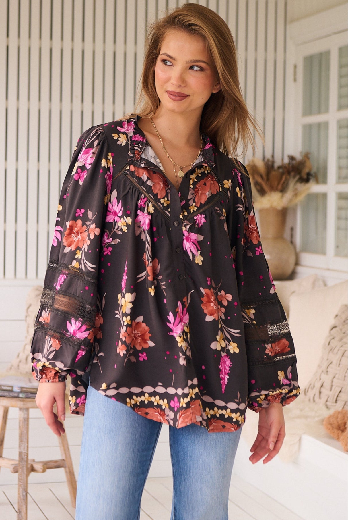 JAASE | MONARCH BLOOM ELIZA BLOUSE | Bohemian Love Runway