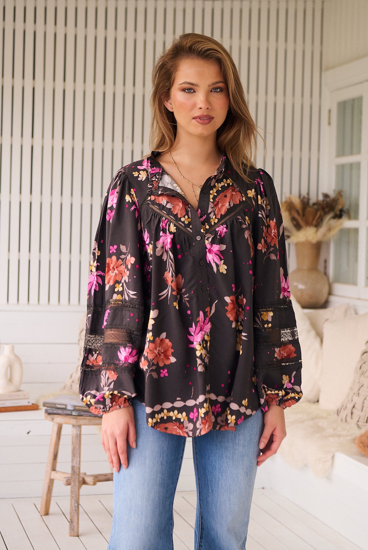 JAASE | MONARCH BLOOM ELIZA BLOUSE | Bohemian Love Runway