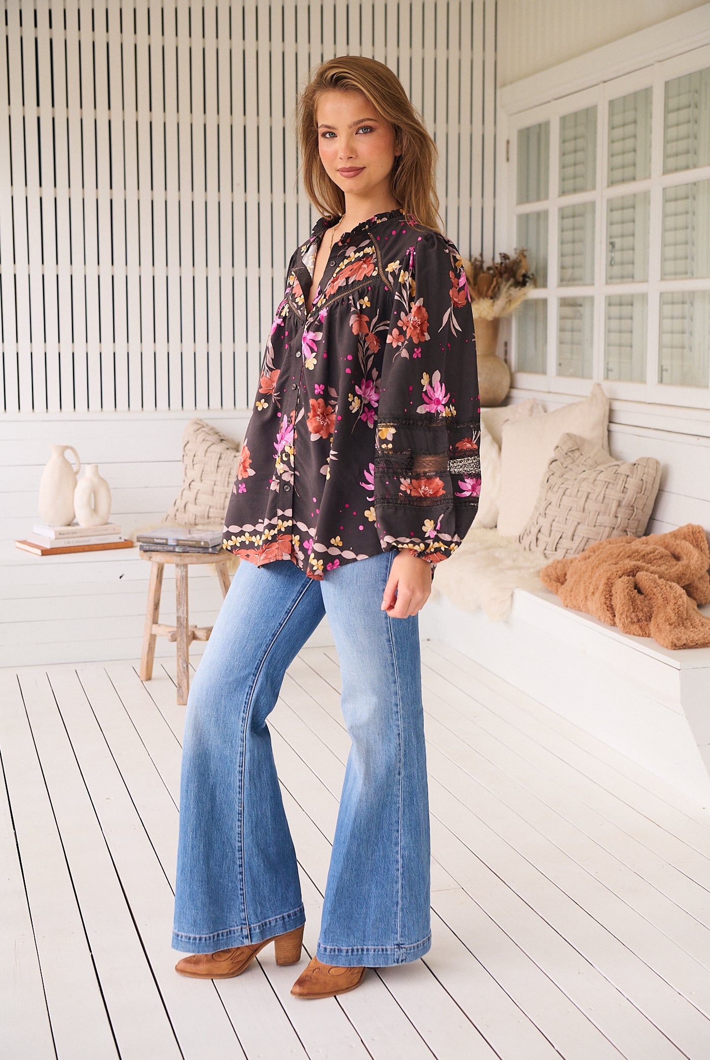 JAASE | MONARCH BLOOM ELIZA BLOUSE | Bohemian Love Runway