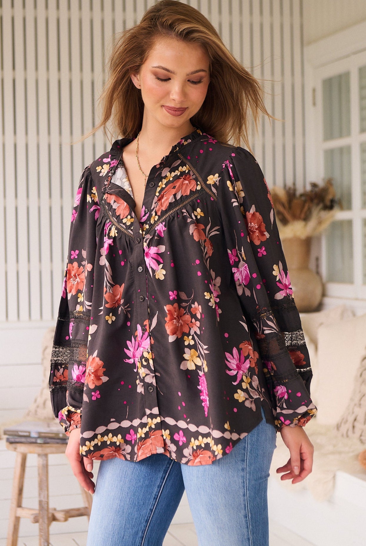 JAASE | MONARCH BLOOM ELIZA BLOUSE | Bohemian Love Runway