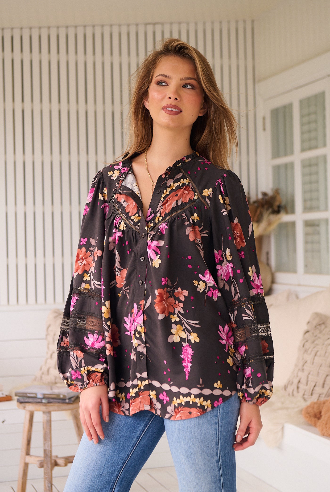 JAASE | MONARCH BLOOM ELIZA BLOUSE | Bohemian Love Runway