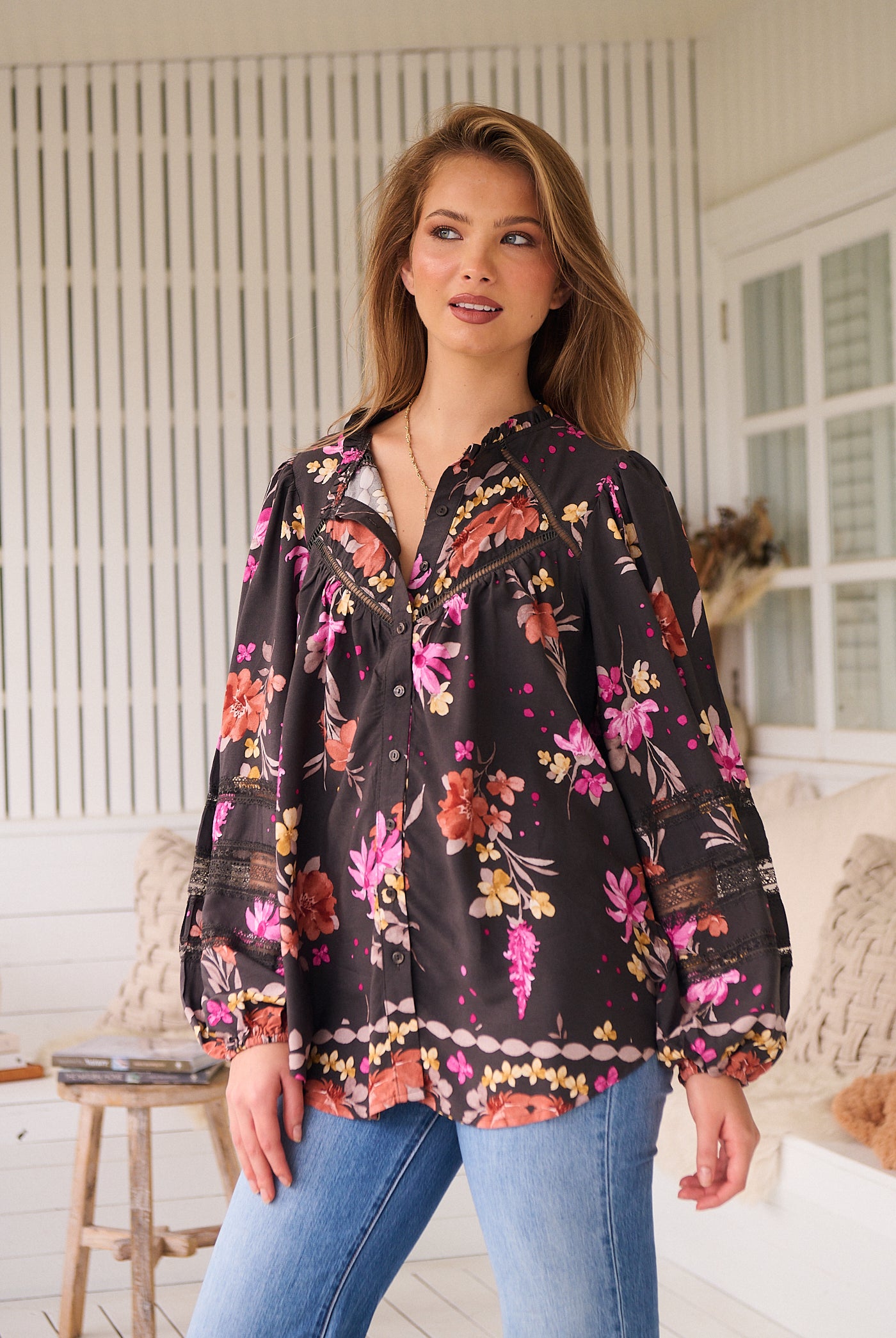 JAASE | MONARCH BLOOM ELIZA BLOUSE | Bohemian Love Runway