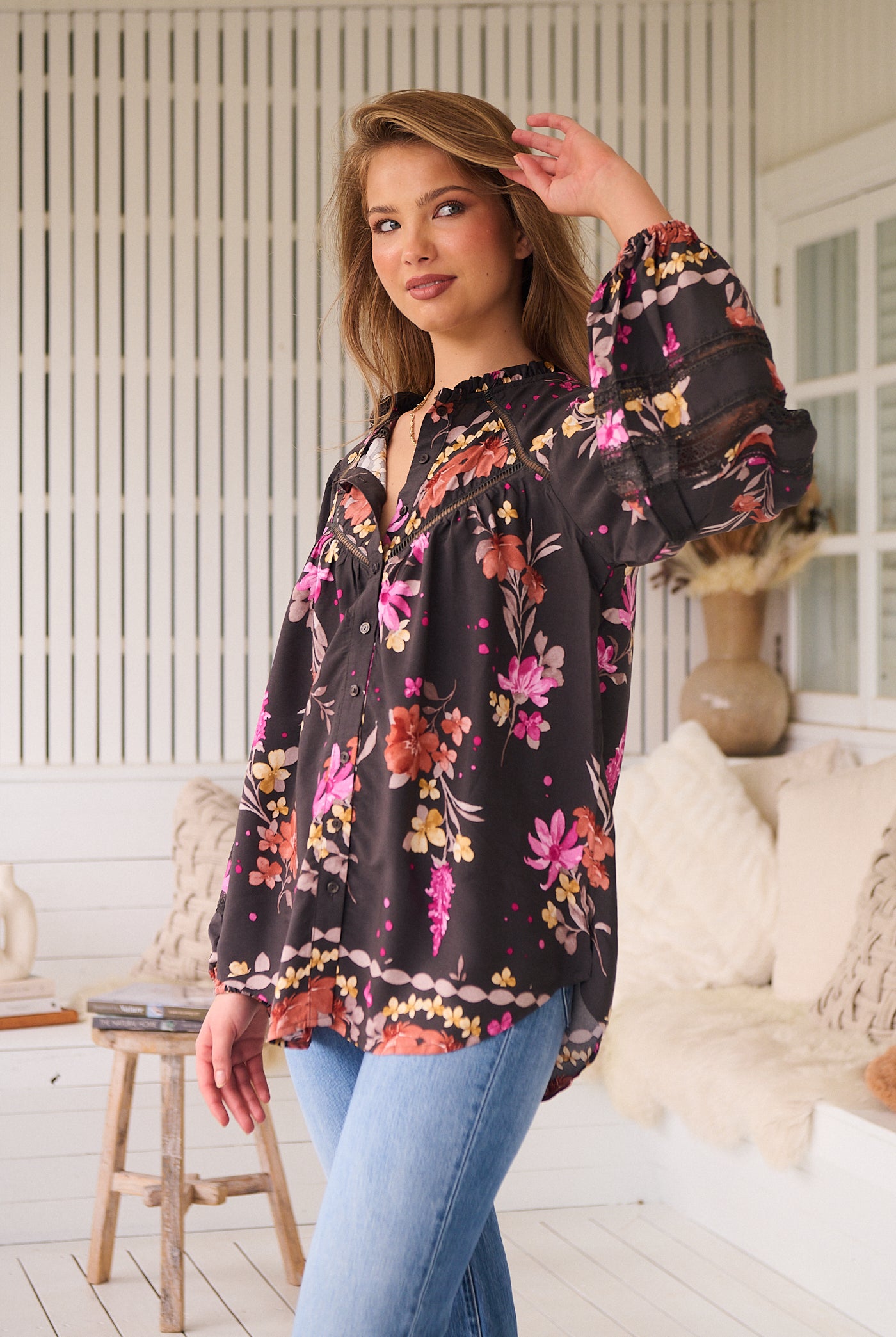 JAASE | MONARCH BLOOM ELIZA BLOUSE | Bohemian Love Runway