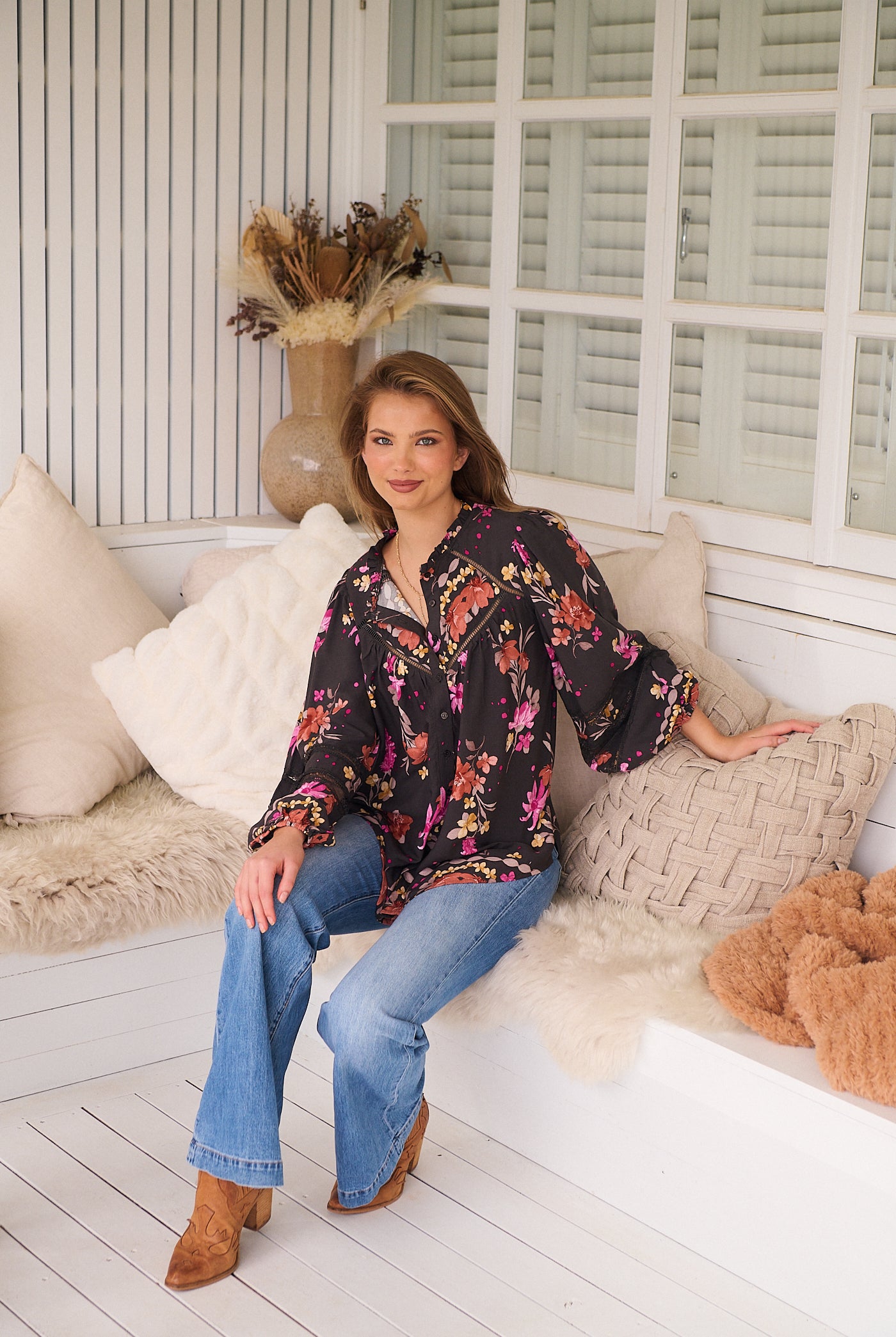 JAASE | MONARCH BLOOM ELIZA BLOUSE | Bohemian Love Runway