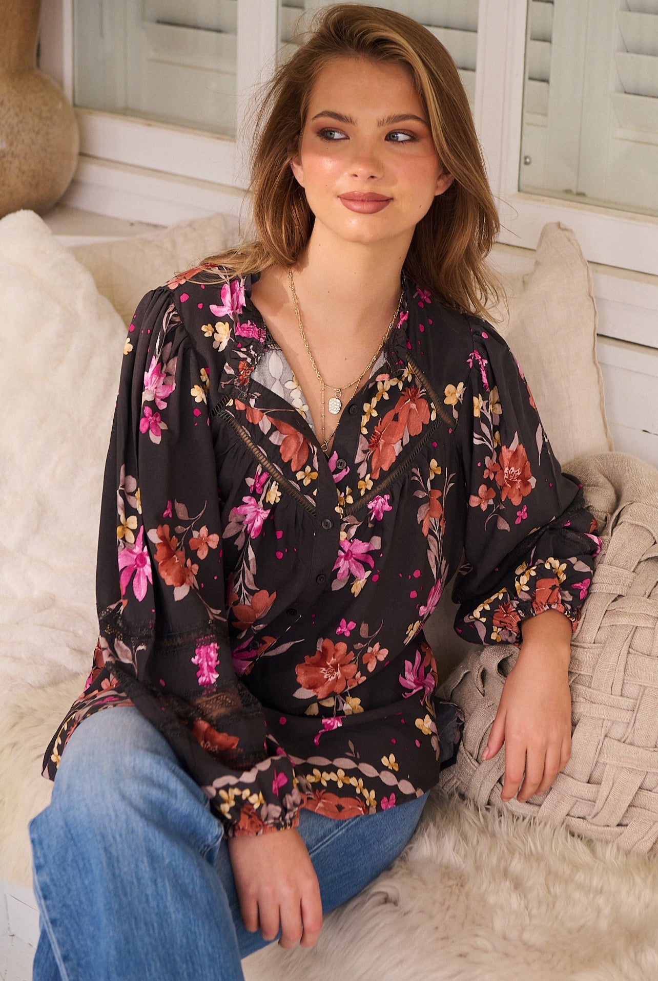 JAASE | MONARCH BLOOM ELIZA BLOUSE | Bohemian Love Runway